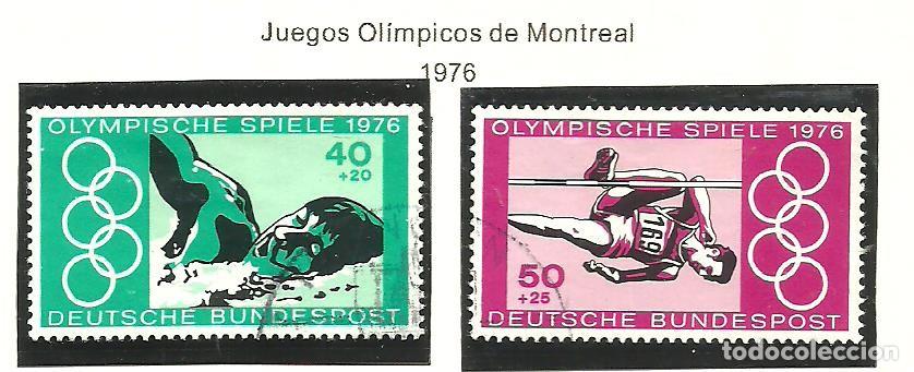 Sellos: ALEMANIA FEDERAL 1976 - MICHEL NRO. 886-87 - USADO