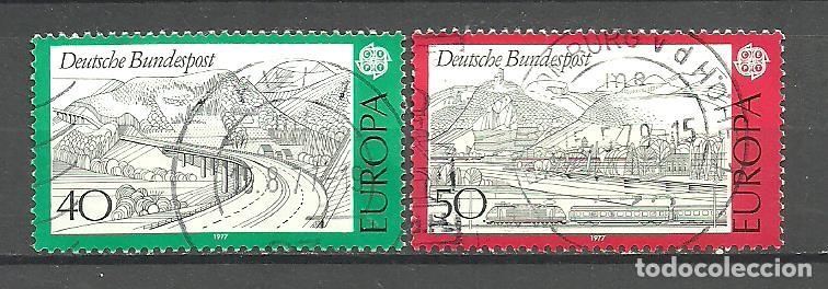 Sellos: ALEMANIA FEDERAL 1977 - MICHEL NRO. 934-35 - USADO