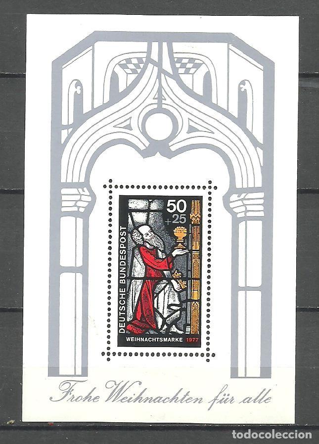 Sellos: ALEMANIA FEDERAL 1977 - MICHEL NRO. 15 BLOCK - NUEVO