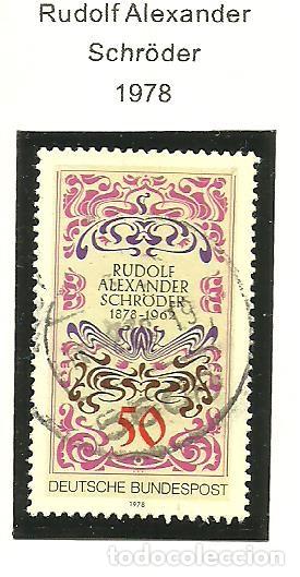Sellos: ALEMANIA FEDERAL 1978 - MICHEL NRO. 956 - USADO