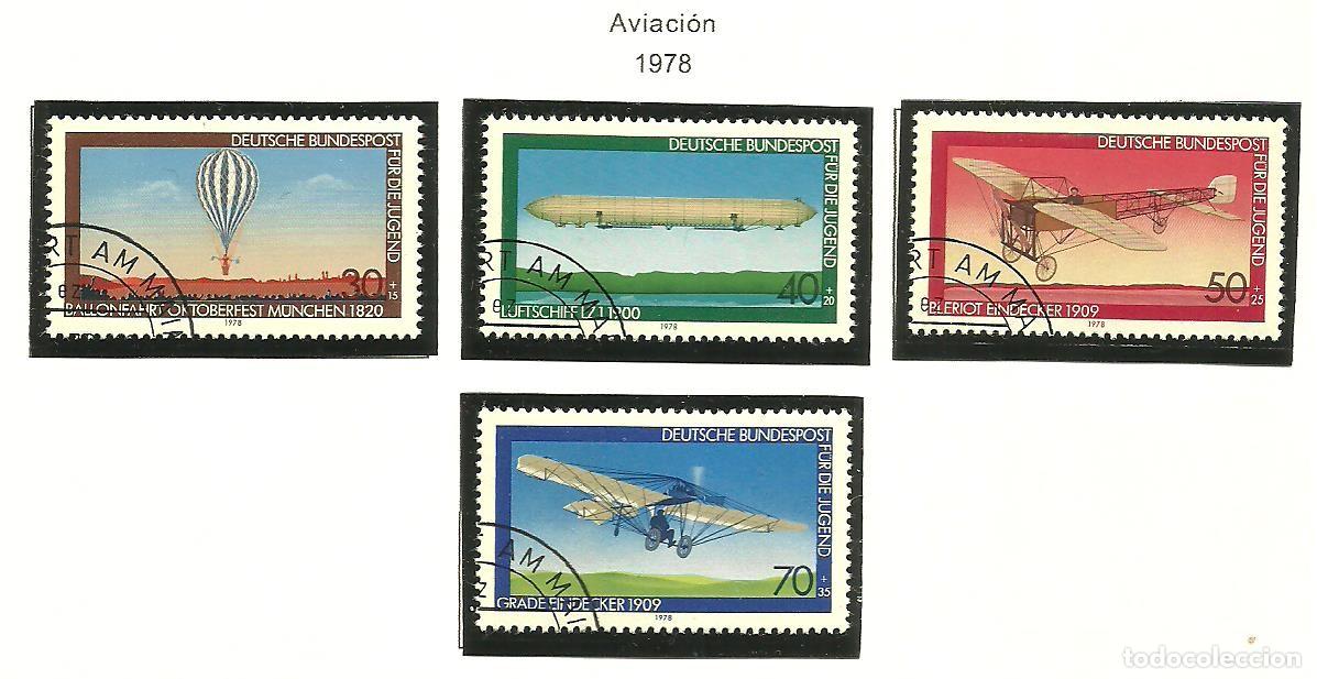 Sellos: ALEMANIA FEDERAL 1978 - MICHEL NRO. 964-67 - USADO