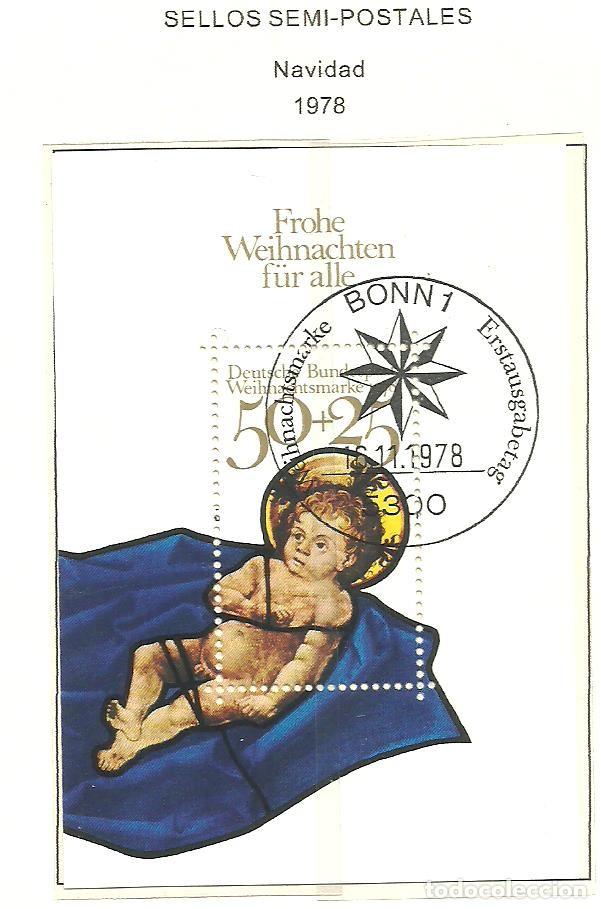 Sellos: ALEMANIA FEDERAL 1978 - MICHEL NRO. 17 BLOCK - MATASELLADA