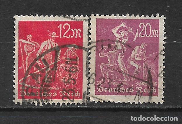 Sellos: alemania reich 1922 michel 240/241 usado 4&euro; - 2/19