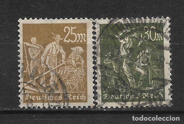 Sellos: alemania reich 1922 michel 242/243 usado 5&euro; - 2/19