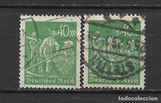 Sellos: alemania reich 1922 michel 244 a+b usado 5.50&euro; - 2/19