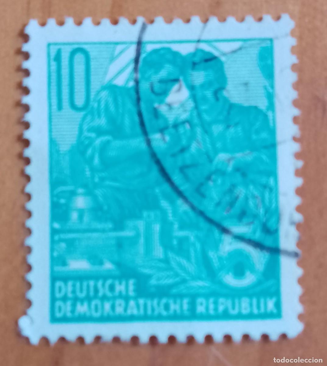 Sellos: ALEMANIA, DDR - V/F 10 - OFICIOS, TRABAJO