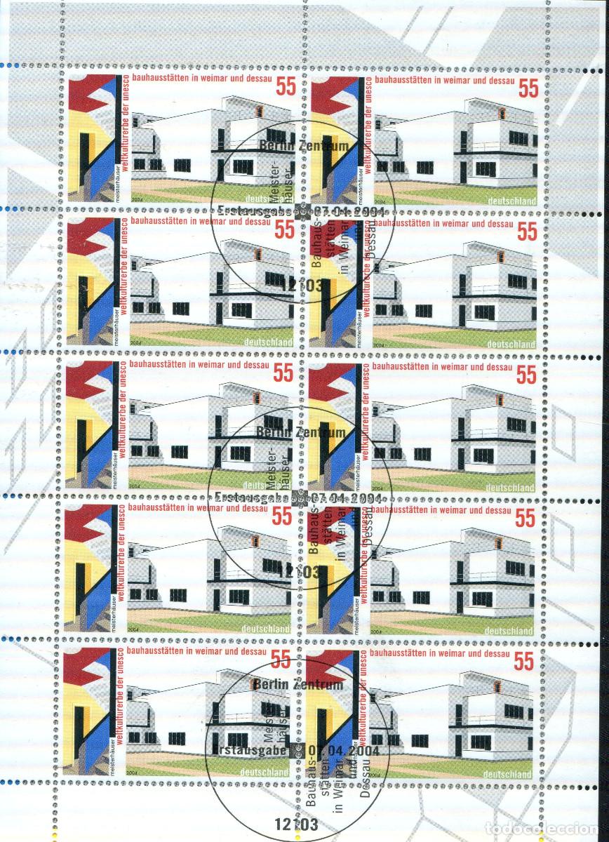 Sellos: ALEMANIA 2004 MINI-SHEET FDC MICHEL DE 2394KB