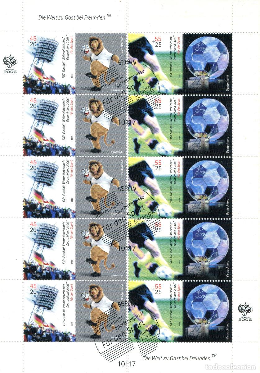 Sellos: ALEMANIA 2005 MINI-SHEET FDC MICHEL DE 2439-2440KB