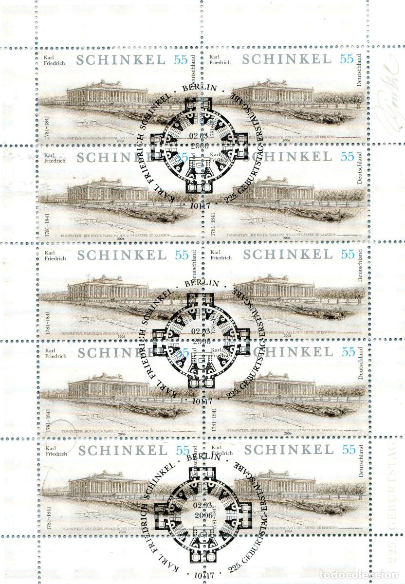 Sellos: ALEMANIA 2006 MINI-SHEET FDC MICHEL DE 2527KB