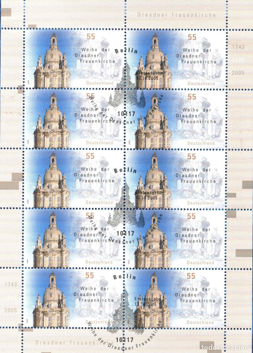 Sellos: ALEMANIA 2005 MINI-SHEET FDC MICHEL DE 2491KB