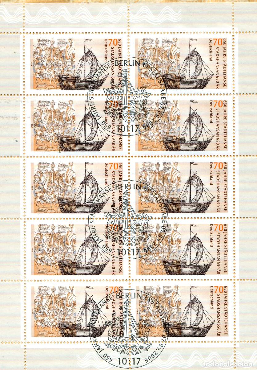 Sellos: ALEMANIA 2006 MINI-SHEET FDC MICHEL DE 2558KB