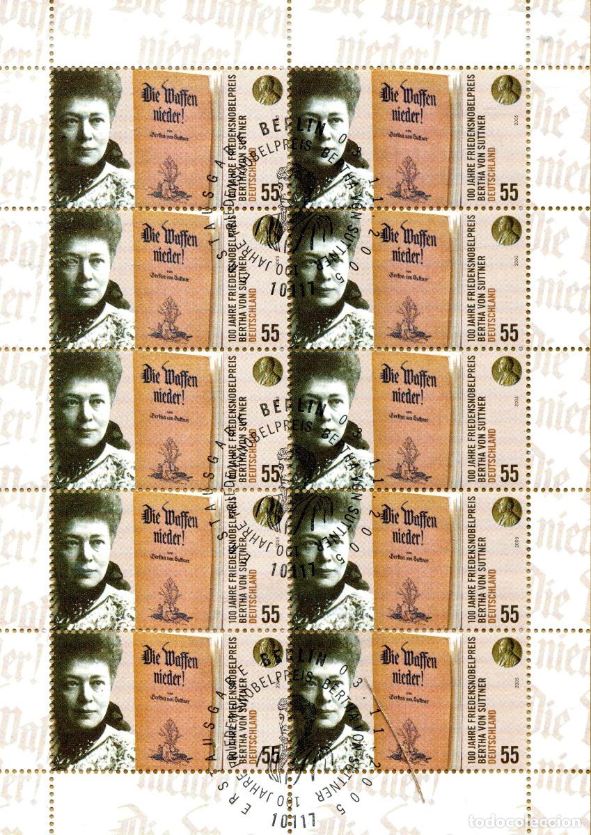 Sellos: ALEMANIA 2005 MINI-SHEET FDC MICHEL DE 2495KB