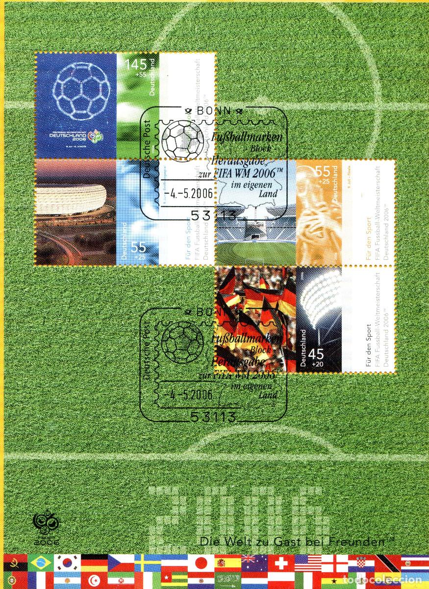 Sellos: ALEMANIA 2006 MINI-SHEET FDC MICHEL DE BL67
