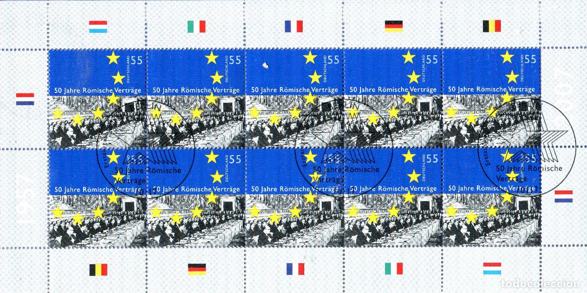 Sellos: ALEMANIA 2007 MINI-SHEET FDC MICHEL DE 2593KB