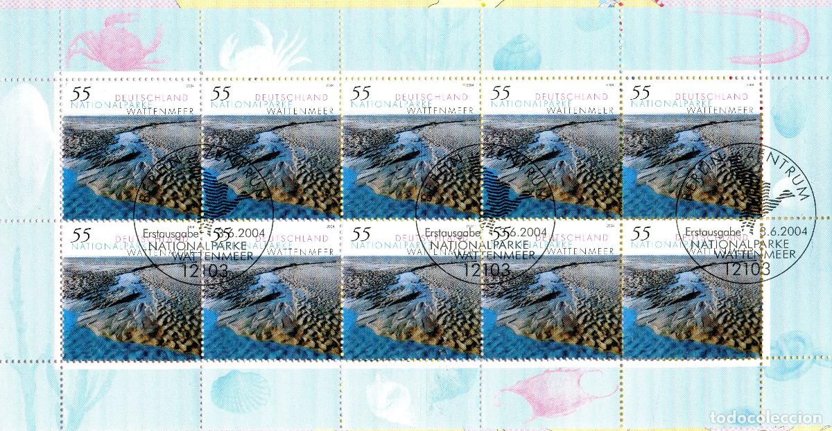 Sellos: ALEMANIA 2004 MINI-SHEET FDC MICHEL DE 2407KB