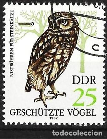 Sellos: Alemania ( RDA ) 1982 - Mi 2704 - YT 2354 - Ave rapaz : Cucarachita