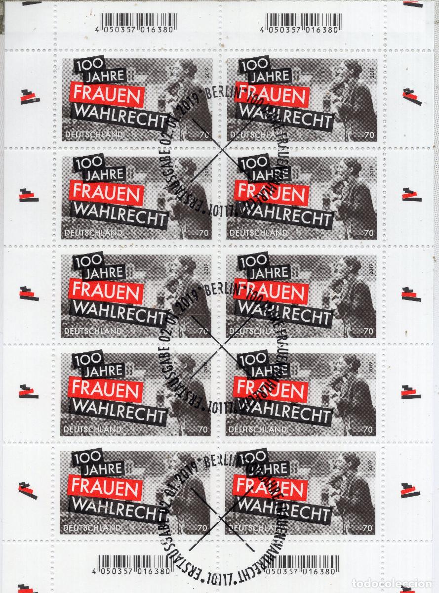 Sellos: ALEMANIA 2019 MINI-SHEET FDC MICHEL DE 3435KB