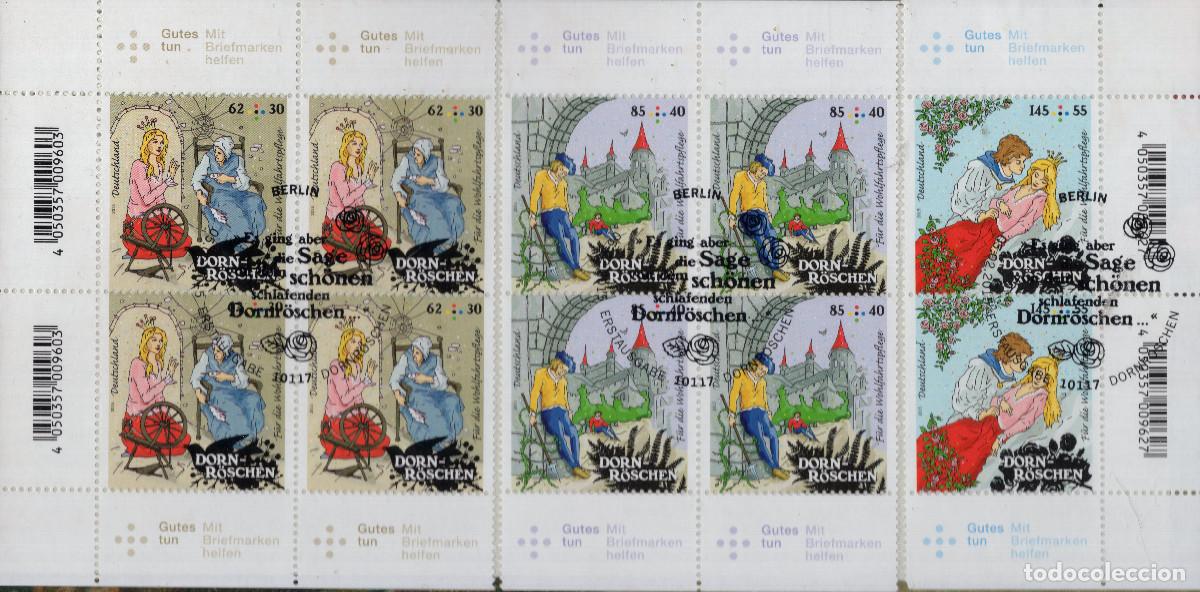 Sellos: ALEMANIA 2015 MINI-SHEET FDC MICHEL DE 3132-3134KB