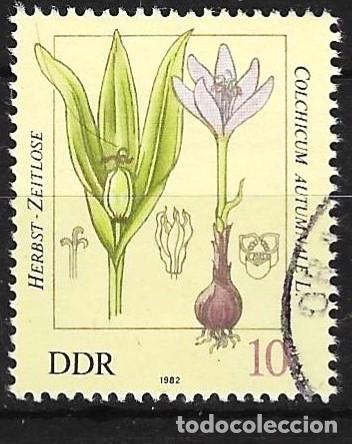 Sellos: Alemania ( RDA ) 1982 - Mi 2691 - YT 2341 - Flores