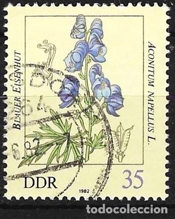 Sellos: Alemania ( RDA ) 1982 - Mi 2695 - YT 2345 - Flores