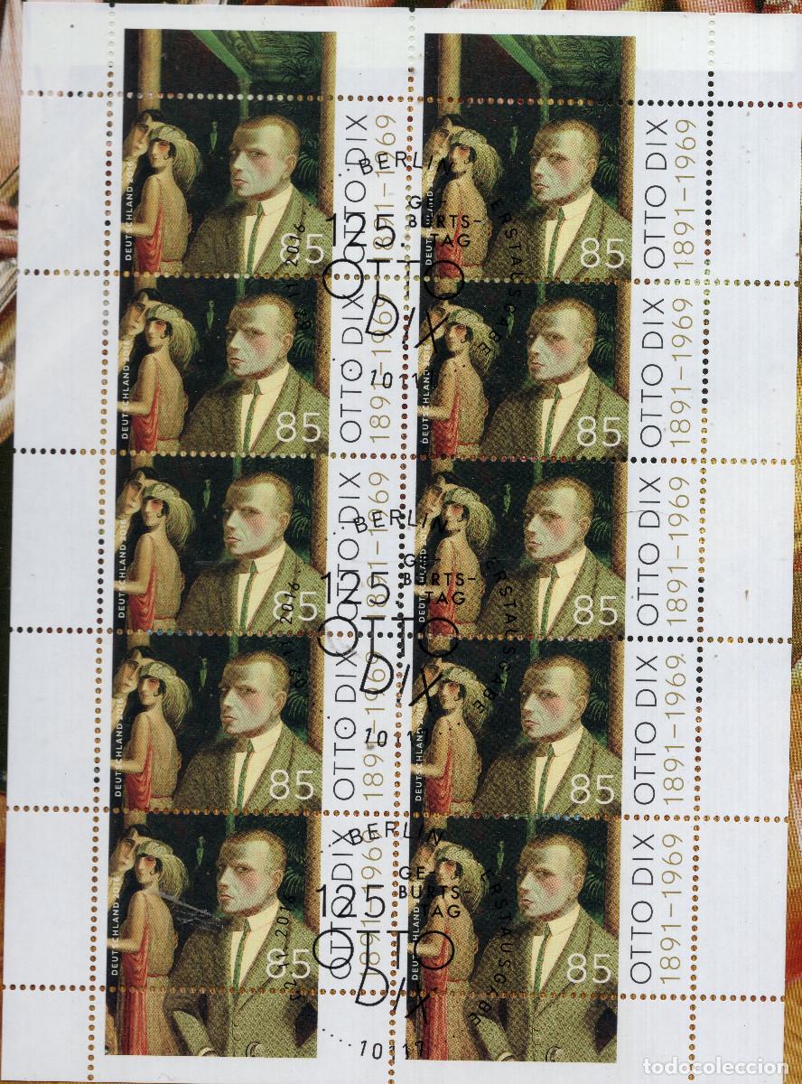 Sellos: ALEMANIA 2016 MINI-SHEET FDC MICHEL DE 3267KB