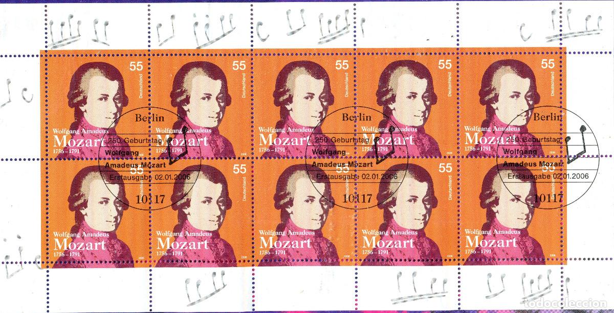 Sellos: ALEMANIA 2006 MINI-SHEET FDC MICHEL DE 2512KB