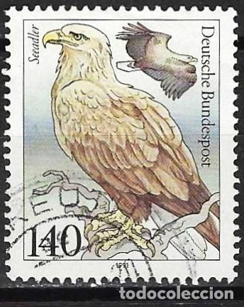 Sellos: Alemania 1991 - Mi 1542 - YT 1370 - Ave : &Aacute;guila
