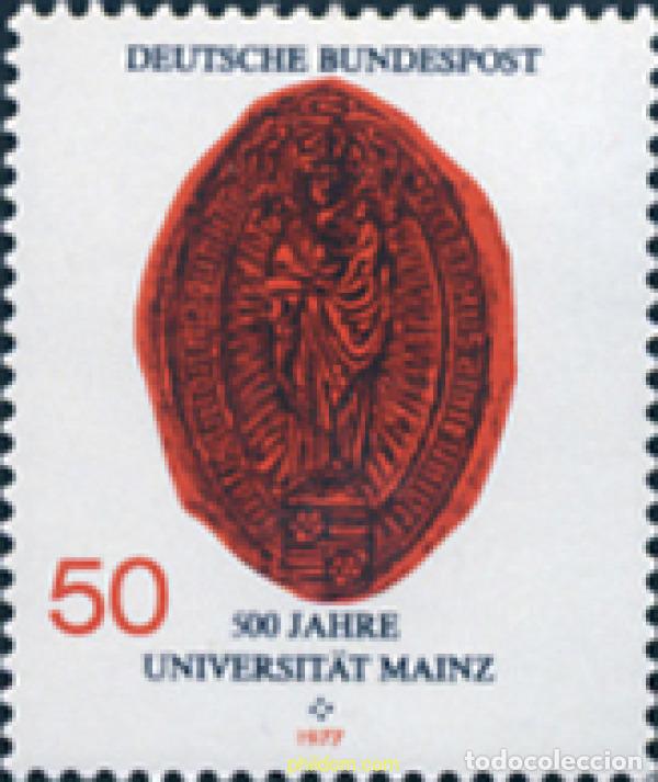 Sellos: 150259 MNH ALEMANIA FEDERAL 1977 500 ANIVERSARIO DE LA UNIVERSIDAD DE MAINZ