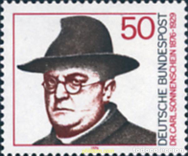 Sellos: 150245 MNH ALEMANIA FEDERAL 1976 CENTENARIO DEL NACIMIENTO DE CARL SONNENSCHEIN