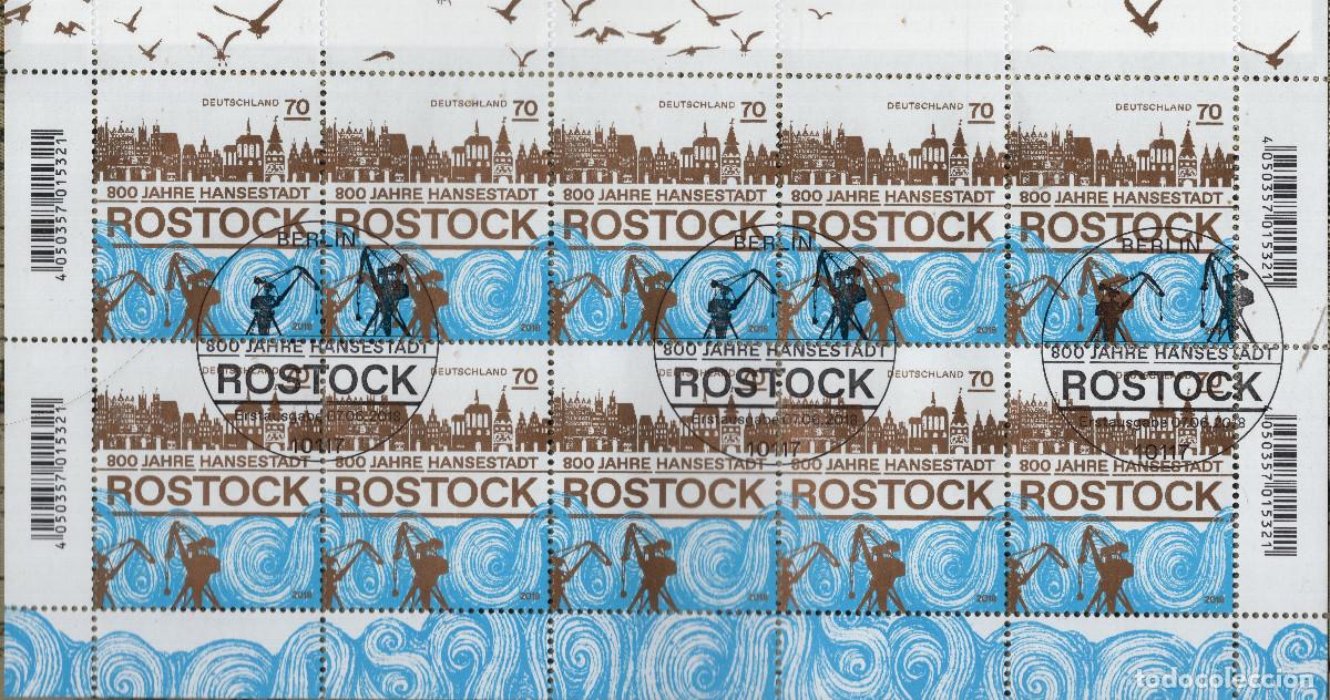 Sellos: ALEMANIA 2018 MINI-SHEET FDC MICHEL DE 3395KB