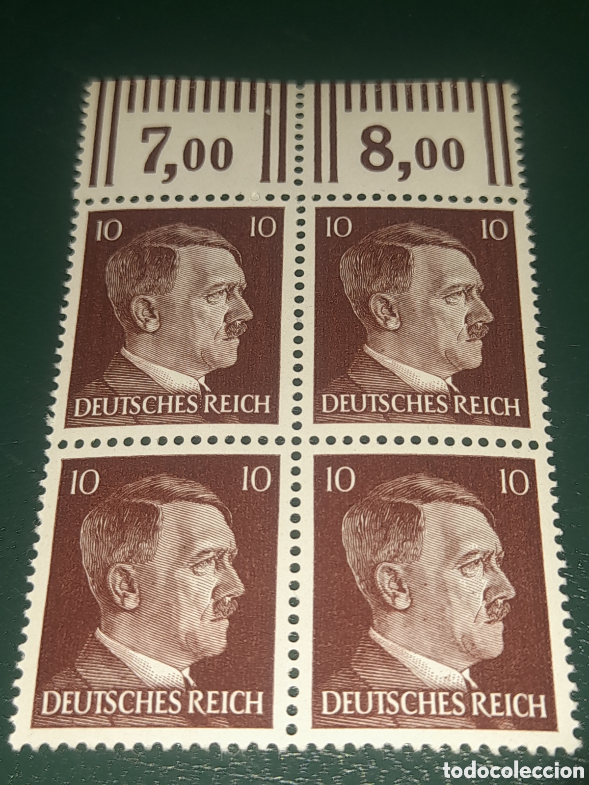 Sellos: Sello (1/3v) Alemania, Imperio, 3er Reich nuevo 1941. Adolf Hitler. Dictador. Jefe estado.