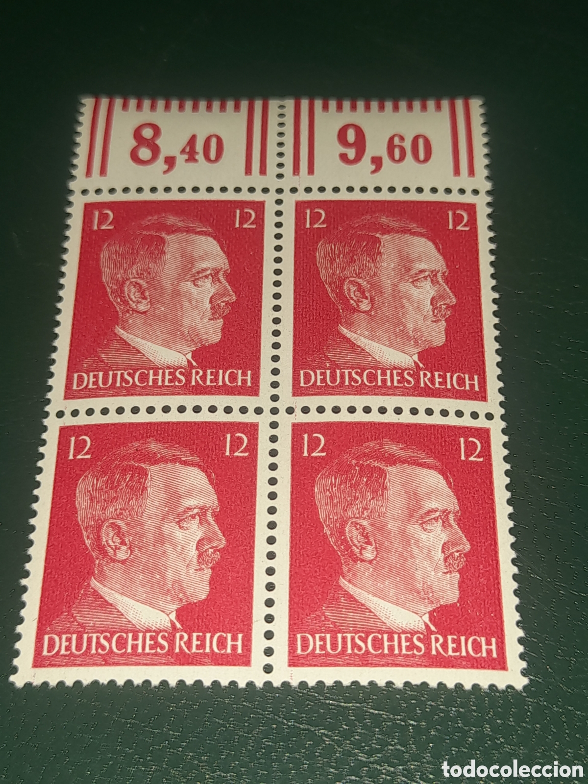 Sellos: Sello (1/3v) Alemania, Imperio, 3er Reich nuevo 1941. Adolf Hitler. Dictador. Jefe estado.