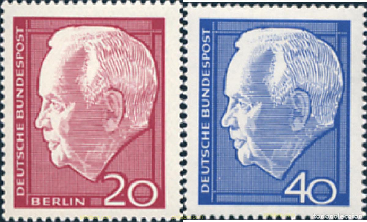 Sellos: 785802 HINGED ALEMANIA FEDERAL 1964 PRESIDENTE LUBKE