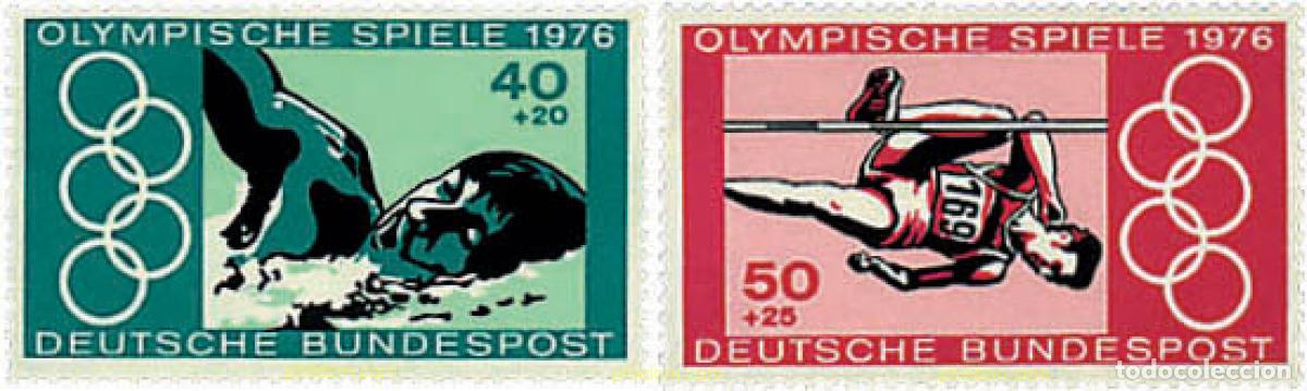 Sellos: 64954 MNH ALEMANIA FEDERAL 1976 21 JUEGOS OLIMPICOS VERANO MONTREAL 1976