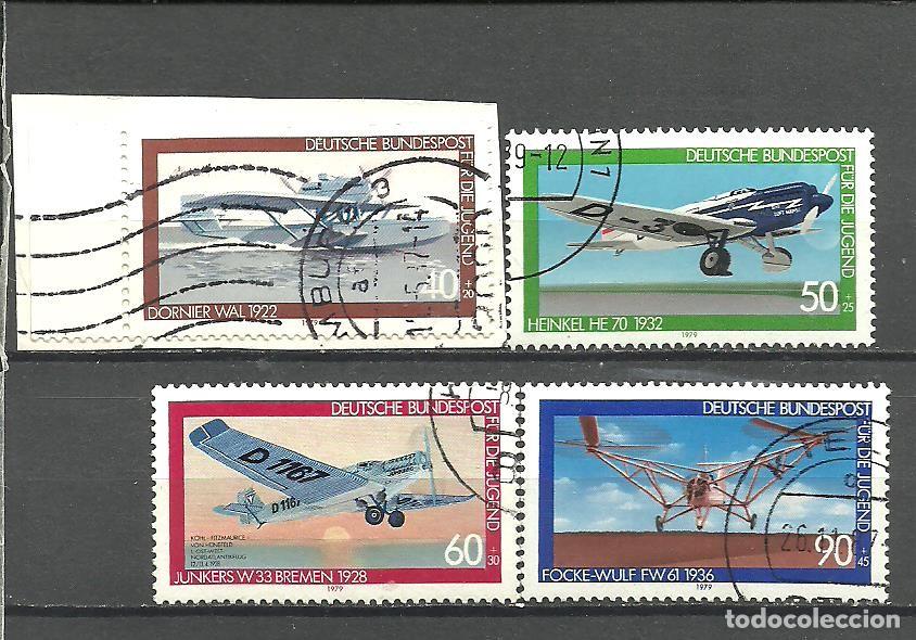 Sellos: ALEMANIA FEDERAL 1979 - MICHEL NRO. 1005-08 - USADO