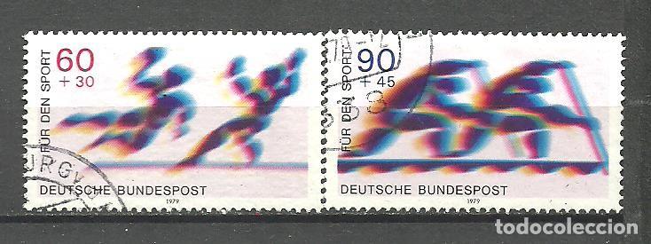Sellos: ALEMANIA FEDERAL 1979 - MICHEL NRO. 1009-10 - USADO