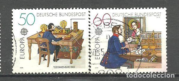 Sellos: ALEMANIA FEDERAL 1979 - MICHEL NRO. 1011-12 - USADO
