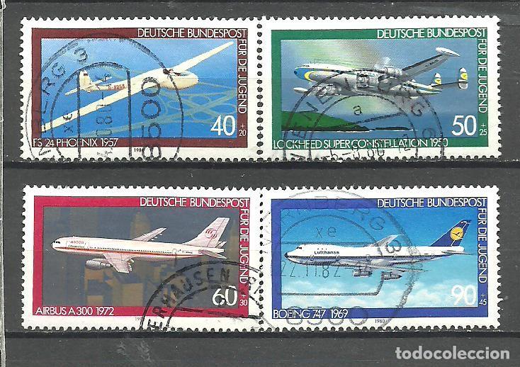 Sellos: ALEMANIA FEDERAL 1980 - MICHEL NRO. 1040-43 - USADO