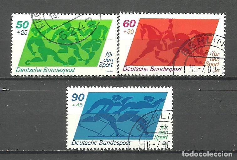 Sellos: ALEMANIA FEDERAL 1980 - MICHEL NRO. 1046-48 - USADO