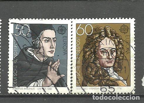 Sellos: ALEMANIA FEDERAL 1980 - MICHEL NRO. 1049-50 - USADO