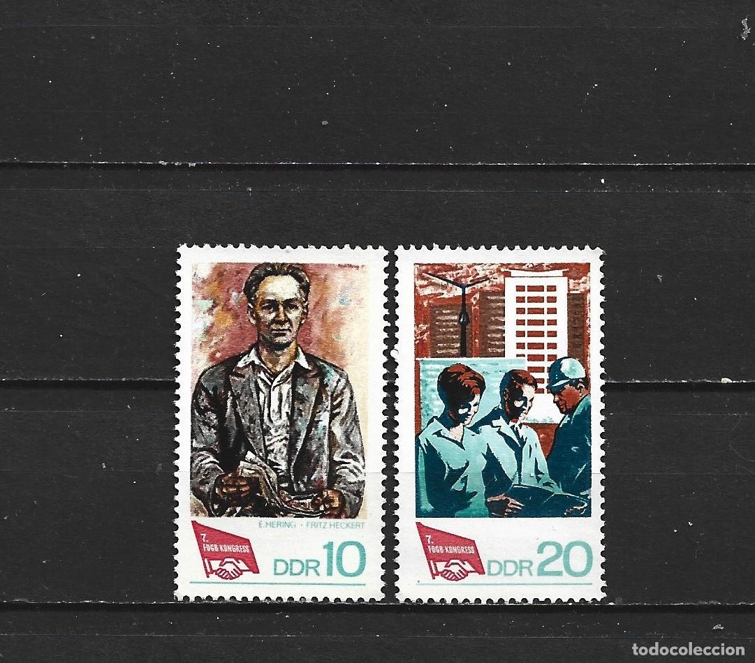 Sellos: ALEMANIA DEMOCRATICA DDR YVERT NUM. 1059/1060 SERIE COMPLETA NUEVA SIN GOMA