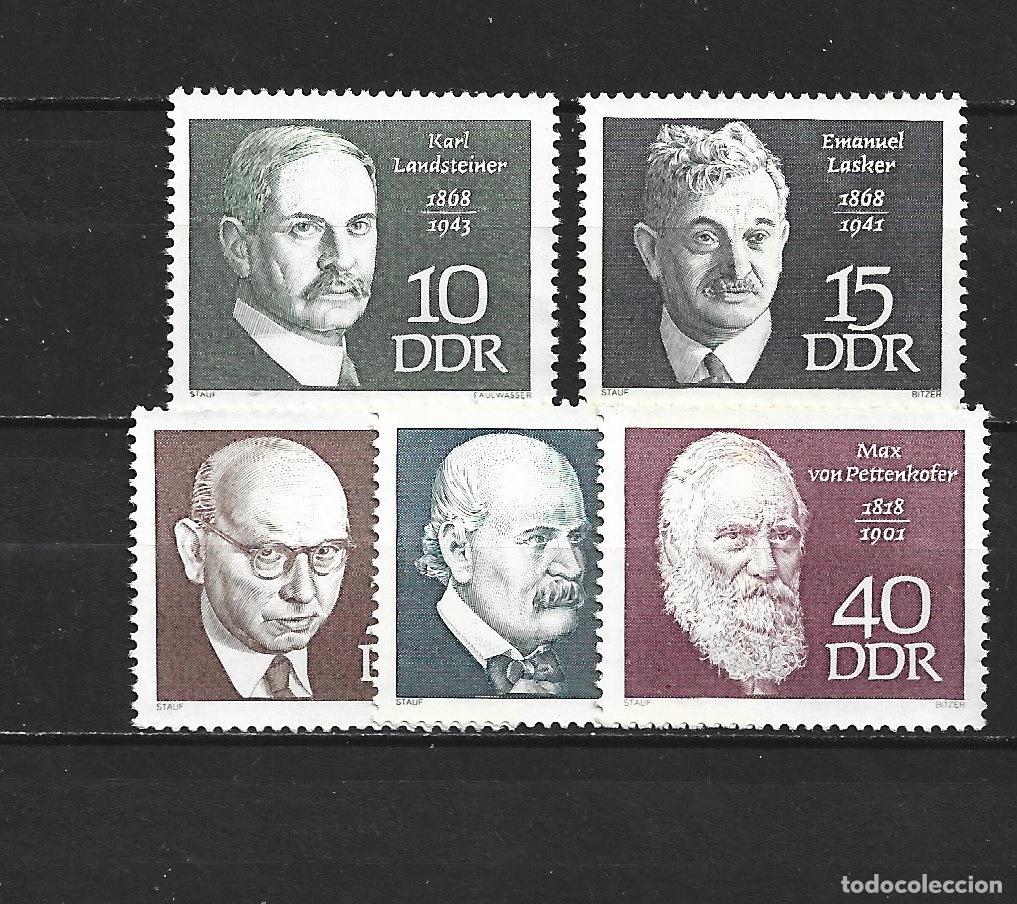 Sellos: ALEMANIA DEMOCRATICA DDR YVERT NUM. 1082/1086 SERIE COMPLETA NUEVA SIN GOMA