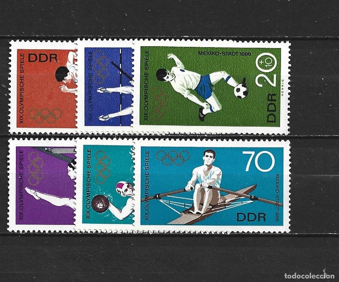 Sellos: ALEMANIA DEMOCRATICA DDR YVERT NUM. 1100/1105 SERIE COMPLETA NUEVA SIN GOMA