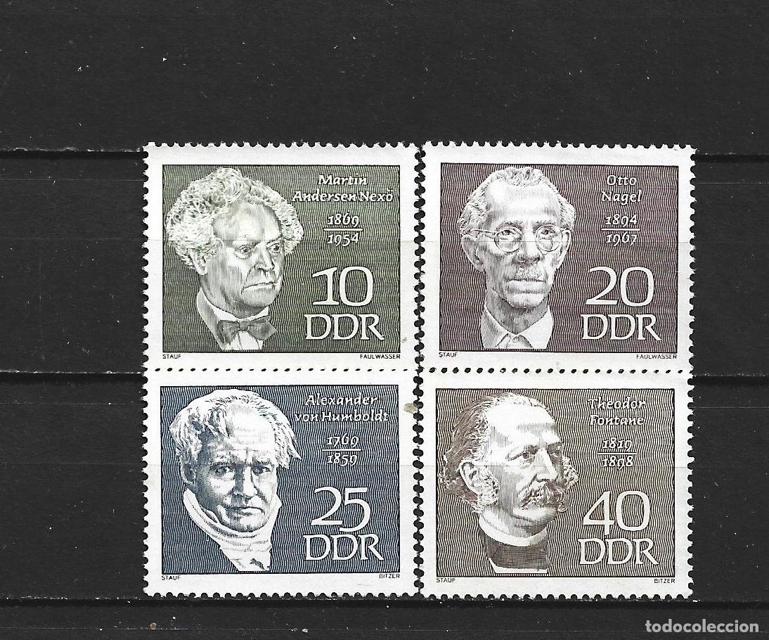 Sellos: ALEMANIA DEMOCRATICA DDR YVERT NUM. 1136/1139 SERIE COMPLETA NUEVA SIN GOMA