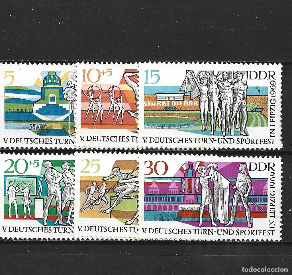 Sellos: ALEMANIA DEMOCRATICA DDR YVERT NUM. 1179/1184 SERIE COMPLETA NUEVA SIN GOMA