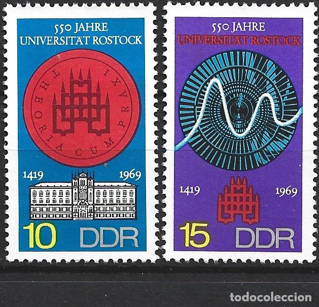 Sellos: ALEMANIA DEMOCRATICA DDR YVERT NUM. 1212/1213 SERIE COMPLETA NUEVA SIN GOMA