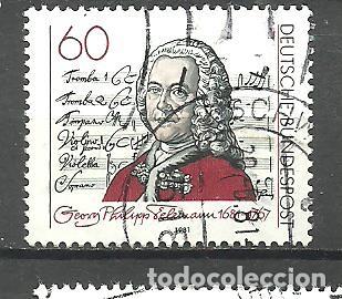Sellos: ALEMANIA FEDERAL 1981 - MICHEL NRO. 1085 - USADO -
