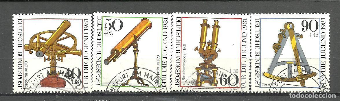 Sellos: ALEMANIA FEDERAL 1981 - MICHEL NRO. 1090-93 - USADO -