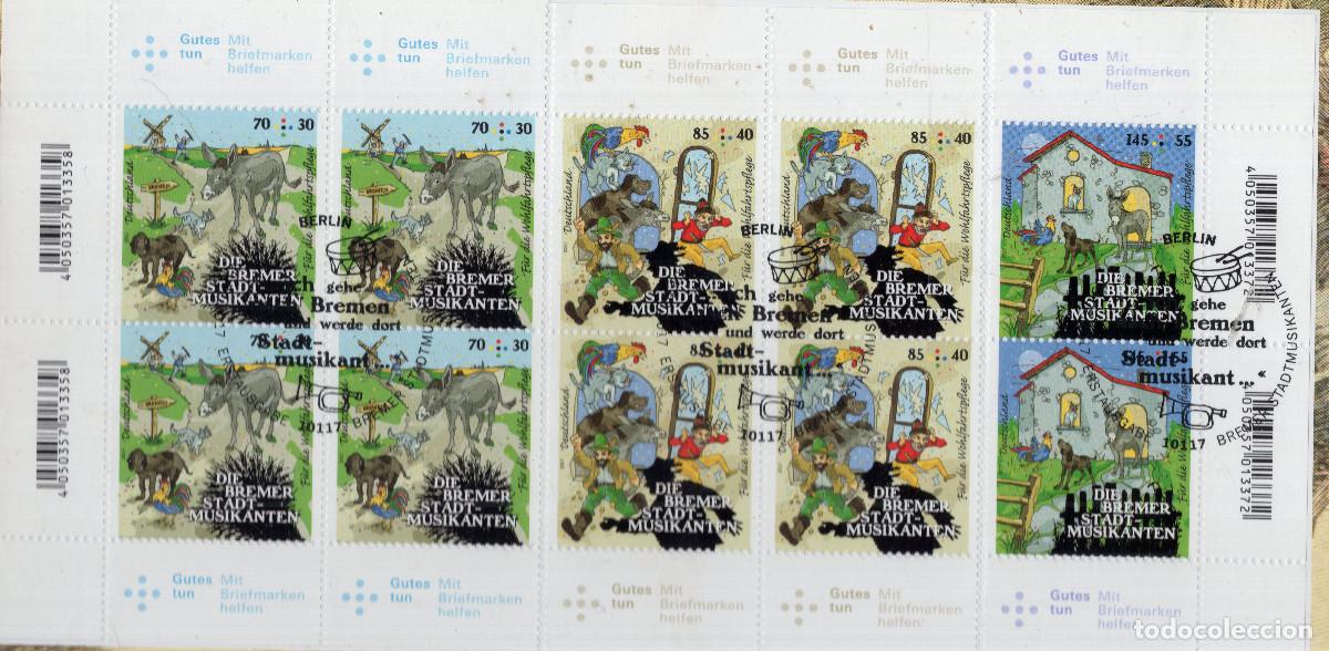 Sellos: ALEMANIA 2017 MINI-SHEET FDC MICHEL DE 3282-3284KB