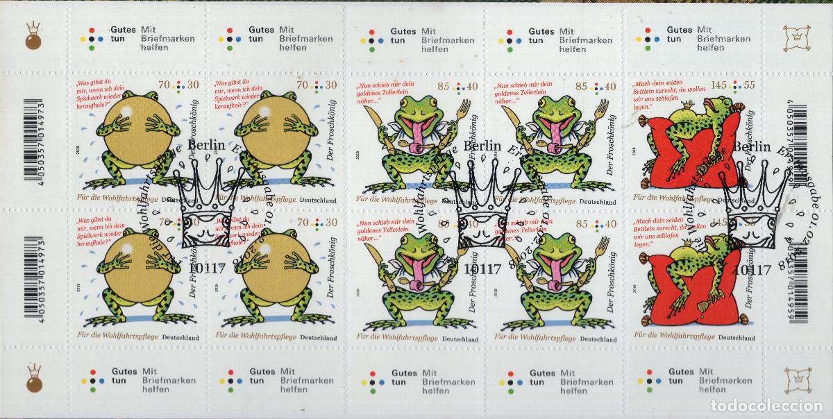 Sellos: ALEMANIA 2018 MINI-SHEET FDC MICHEL DE 3357-3358KB